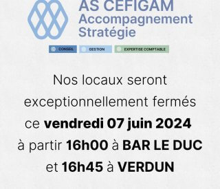 Fermeture exceptionnelle 07 juin 2024